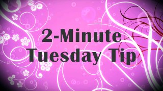 Simply Simple 2-MINUTE TUESDAY TIP - Id