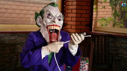 Nails - Spider man FROZEN ELSA Maleficent - Spiderman vs Joker IRL