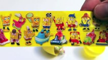 20 Surprise Eggs Kinder Surprise MAXI Mickey Mouse Cars 2 Minnie Mouse Spongebob