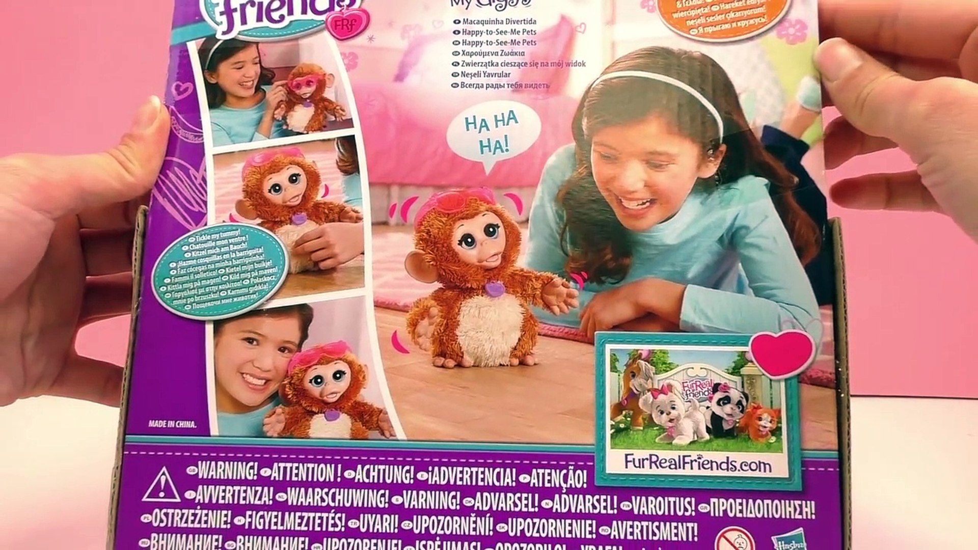Furreal Friends Hasbro Baby Affe Cuddles Niedlich Und Lustig Lacht Und Bewegt Sich Deuts