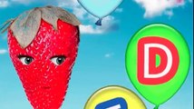 ABC song for children alphabet songs for kids Balloons Strawberry 360p