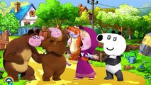 Finger Family Masha and The Bear Hulk/ Masha y el Oso/ маша и медведь Nursery Rhymes Song