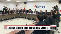 Three parties to seek constitutional revision referendum with pres. election
