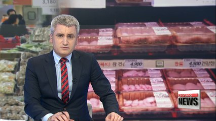 Korea's food price inflation highest among OECD countries in Jan.