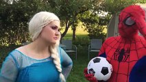 Spiderman Smelly Stinky Shoes vs Joker With Frozen Elsa Fun Superhero Kids In Real Life In 4K