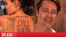 Angelina Jolie und Brad Pitt benutzten die gleiche Tattoofarbe