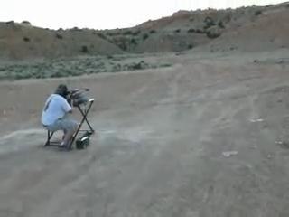 50 Caliber ricochet from 1000 yards