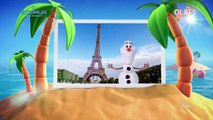 Interaktywny Olaf vs Olaf im Sommer Disney Frozen Die Eiskönigin Kraina Lodu