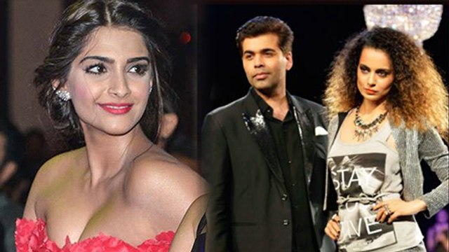 Sonam Kapoor On Nepotism, Supports Karan Johar | Kangana Ranaut Karan Johar Controversy
