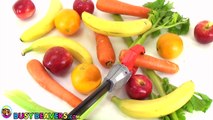 Fruit Songs & Vegetables Rhymes | Learn Names of Fruits | Childrens English ESL | Busy Be
