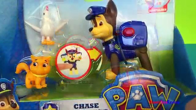 Paw Patrol Chase action pack pup and friends Rescue Run at CAT construction job site