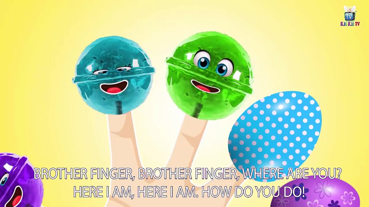 Lollipops Finger Family Songs Nursery Rhymes - The Finger Family Lollipop Family Nursery R