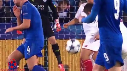 ملخص المبارة التاريخية لليستر سيتي [2- 0] اشبيلية بتعليق حفيظ دراجي  14-03-2017