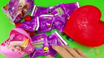 Opening 3 Huge Giant Valentines Day Hearts! Filled with Chocolate, Candy, and FUN