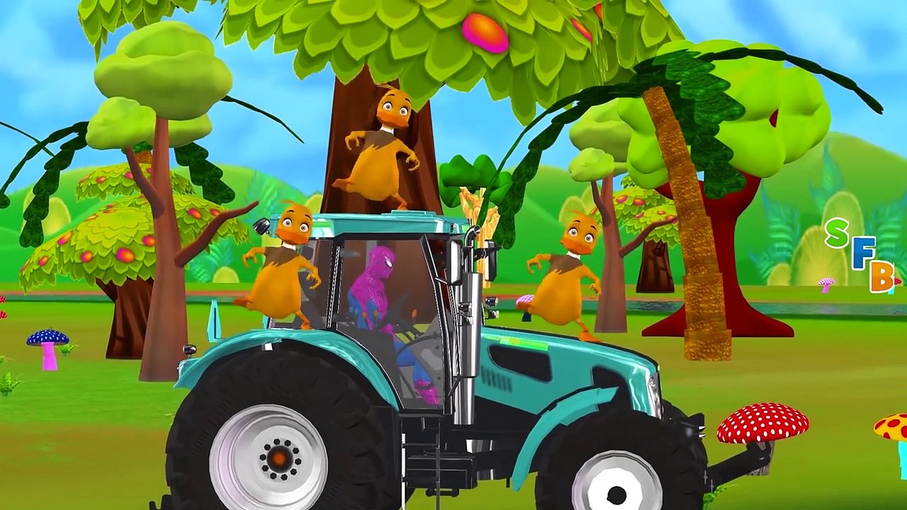 Frozen Elsa Hulk Spiderman Chased By Train BullDozer Joker Killer Clown Venom Finger Famil