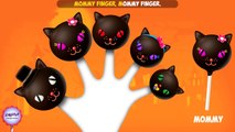 Black Cat Finger Family | Halloween Song For Kids | Kids TV