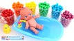 Baby Doll Bath Time Bubble Gum with Counting Number Pez Candy * RainbowLearning (NEW)