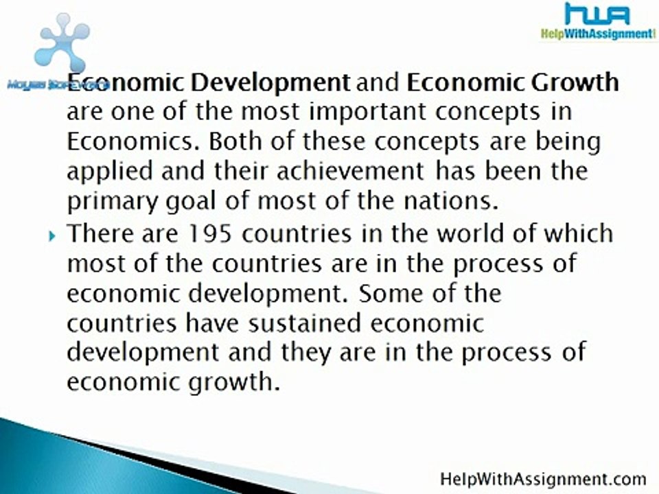 Economic Development & Growth - Economics Assignment Help