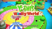 Poochy & Yoshis Woolly World 100% Walkthrough Part 1 - World 1 (All Flowers & Yarns) 3DS