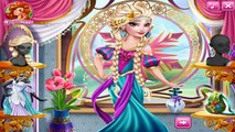 Elsa Art Deco de alta Costura , de la princesa de disney frozen elsa vestido y de la moda de juegos para los niños