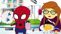 Spiderman Handsome Shame Drop Pants Bridge Jump Full Episodes! Finger Family Song Nursery