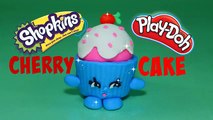 Shopkins Exclusive Cherry Cake DIY Play-Doh Clay