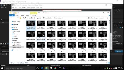 how to convert picture in to video using after effects