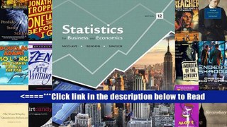 Read Statistics for Business and Economics Full Ebook