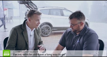 Jeremy Szafron sits along with Matthew Drennan Communication Manager of Ford Canada at PressReader Spotlight