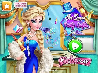 Disney Princess Game Ice Queen Party Outfits डिज्नी राजकुमारी खेल बर्फ रानी पार्टी संगठनों