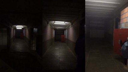 Deux gardiens filment une porte qui claque mystérieusement dans une clinique !