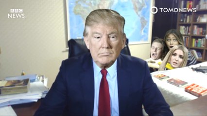 도날드 트럼프 가족 버전 ‘BBC대디’ 패러디 영상