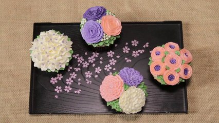 Amazing Buttercream Flower Cupcakes