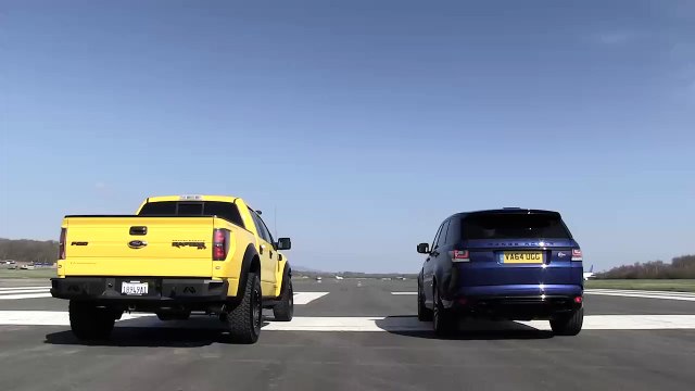 Hennessey VelociRaptor Vs Range Rover Sport SVR