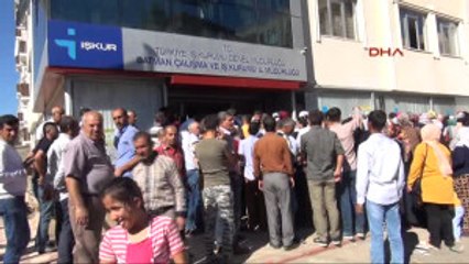 Batman'da 8 Aylık Iş Için Binlerce Kişi Başvurdu