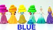 Learn Colors Sparkle Play Doh Princess Dress! Play Doh Finger Family Nursery Rhymes!
