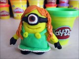 Cute Minion Girl Play Dough 3D Modeling-How to Make Minion Girl with Play Dough