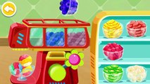 Learn How to Make Ice Cream & Smoothies | Making Fresh Fruit Ice | BabyBus Kids Games for