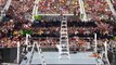 Dean Ambrose's harsh landing onto a ladder- WrestleMania 31 - Intercontinental Championship Match
