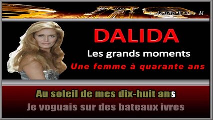 Dalida - Une femme à quarante ans KARAOKE / INSTRUMENTAL