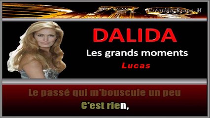 Dalida - Lucas KARAOKE / INSTRUMENTAL