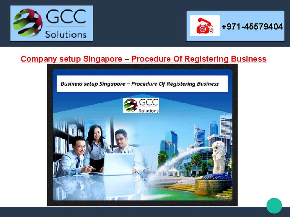 Company Setup Singapore – Procedure Of Registering Business
