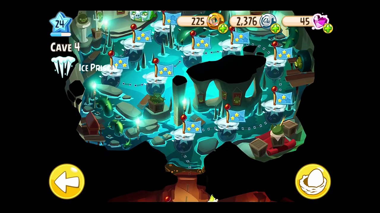 Angry Birds Epic: White Bird Princess - Cave 5 Burning Plain 1 walkthrough