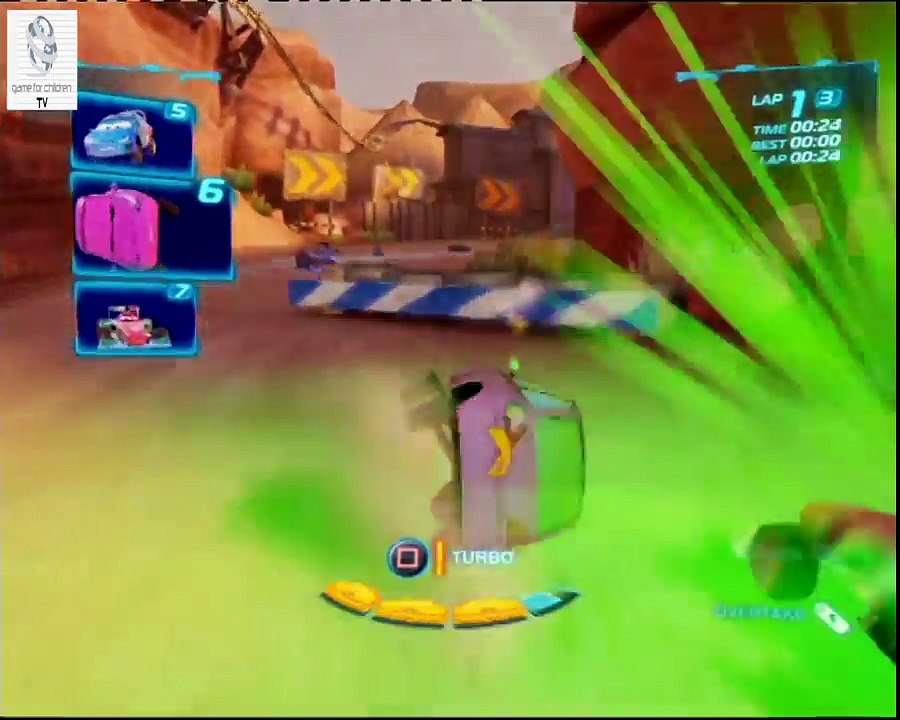 Cars 2 Game - Daredevil Lightning McQueen - Canyon Run - Disney Car Games