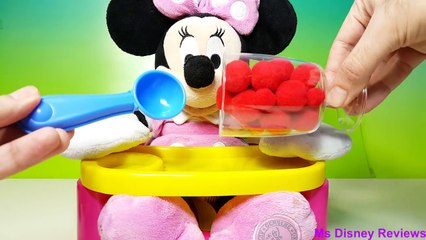 Learn Colors with Pregnant Minnie Mouse - Mickey Mouse Mommy Has a Baby! Five Little Monke