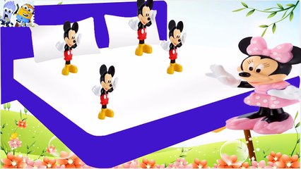 Download Video: Five Little Babies Mickey Mouse & Minnie | 5 Little Monkeys Jumping on the bed Nursery Rhy