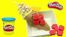 Homemade Play Doh Ice Cream Peppa Pig from Disney Frozen Elsa Ice Cream Factory Play-Doh F