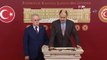 AB Uyum Komisyonu Başkanı Mehmet Kasım Gülpınar ve AB Uyum Komisyonu Başkanvekili Recai Berber,...