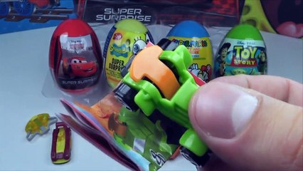 80 Surprise eggs, Маша и Медведь Kinder Surprise Mickey Mouse Disney Pixar Cars 2