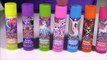 Shopkins Nail Kit and Shopkins SCENTED Lip Balms Glitter Nail Polish & Stickers Fun!